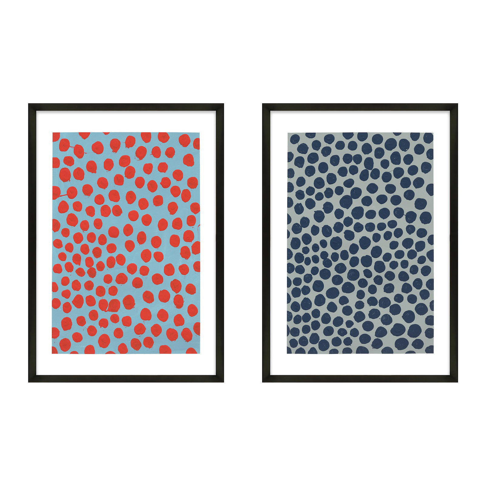 Affinity 2 by Michela Sorrentino, Black, 50" H x 35" W x 1.25" D