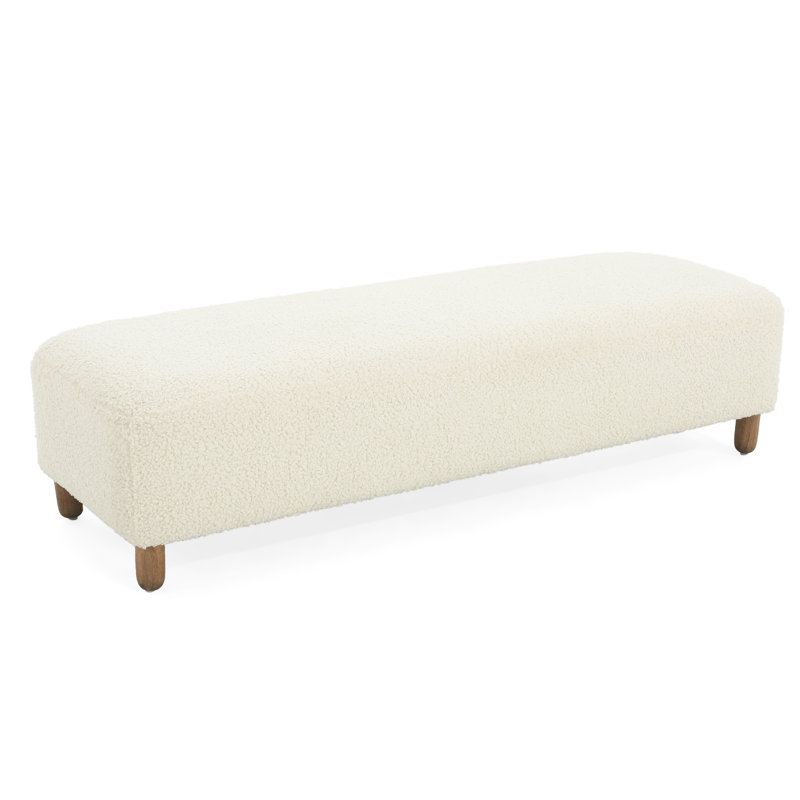 Comfortable White Featuring 65% Upholstery, Construction, Foam Cushion, Versatile Rectangular Design, Quick Assembly, 24.93 Lb Product Weight With 25% Acrylic Fiber And Blend, Frame, Style, 10 -