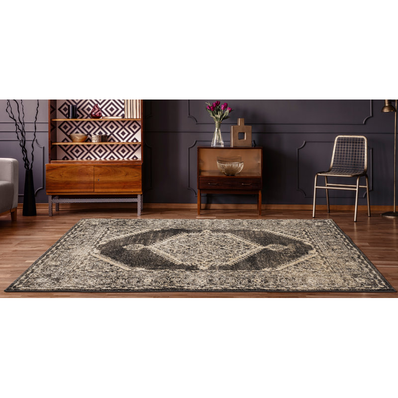 Hicklin Oriental Indoor Rug, Rectangle 7'10" x 10'6"
