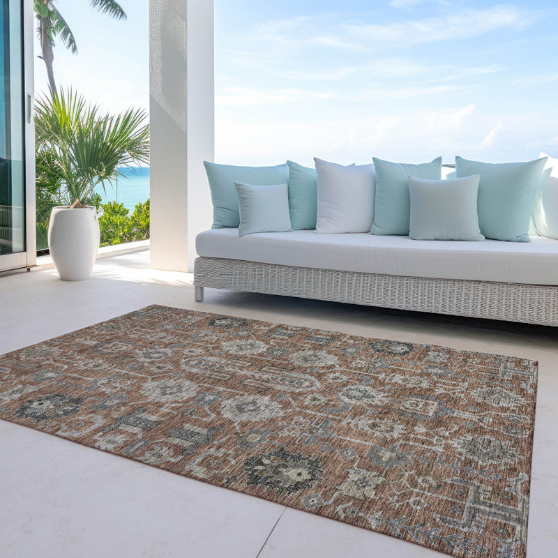 Tapis intérieur / extérieur Myda, Rectangle 8 pi x 10 pi