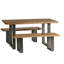 Benito Acacia Solid Wood Top Dining Table-40470937