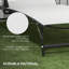 Chaise longue pour l'extérieur, chaise longue avec roulettes 2 pièces, chaise de bronzage avec 5 positions réglables pour le patio, la plage, la cour, la piscine-1590520551