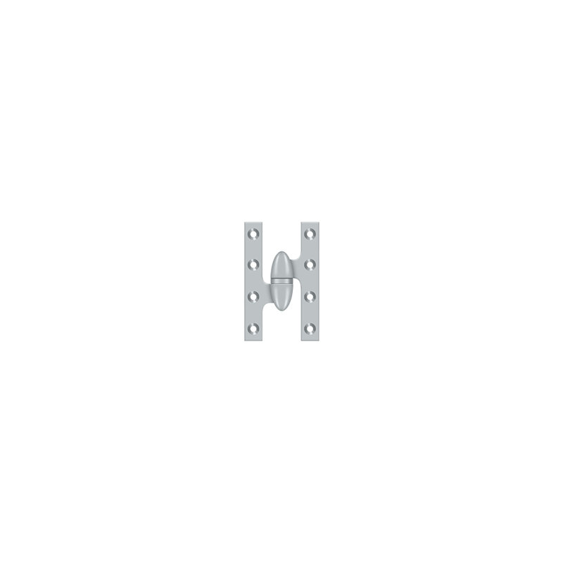 Deltana OK5032BCR003-L 5" x 3-1/4" Hinge in PVD Polished Brass