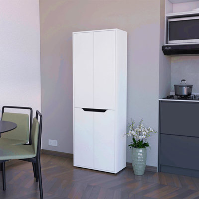 Garde-manger blanc à 5 tablettes