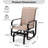 Iron Frame Teslin-Clothed Patio Glider-1800739132