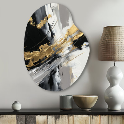 Weston - Abstract Pear Shape Assymterical Metal Wall Art