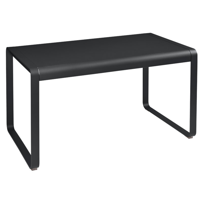 Bellevie Outdoor Side Table, 14" H x 41" L x 30" W, Liquorice