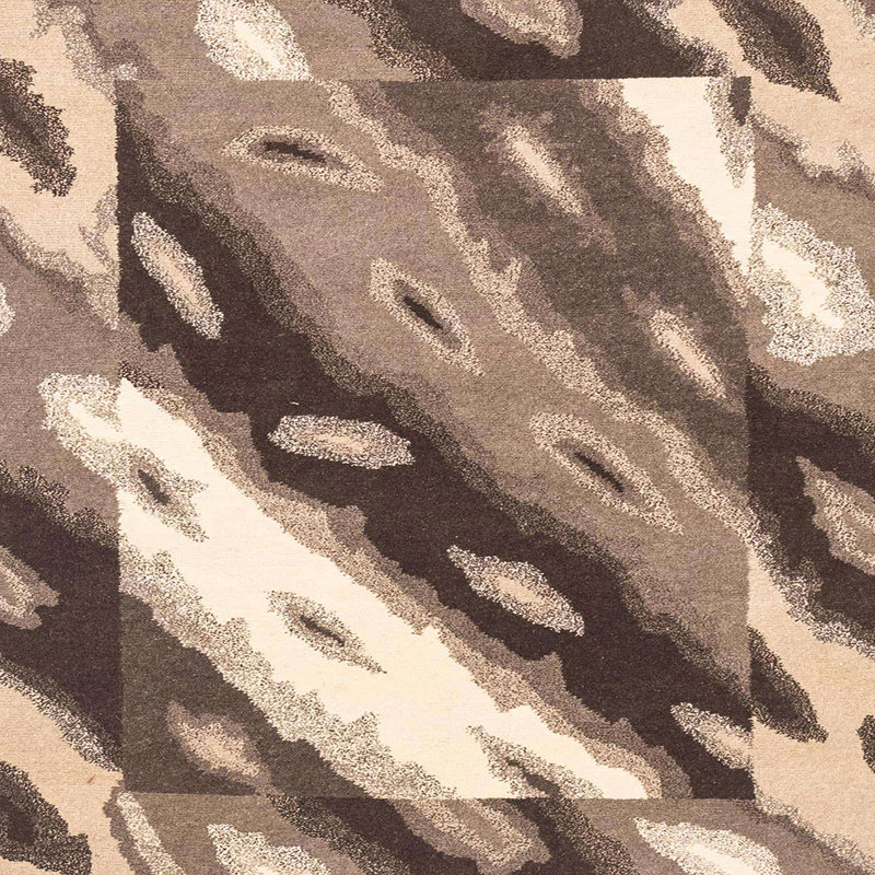 Abstract Indoor Rug, Square 4'
