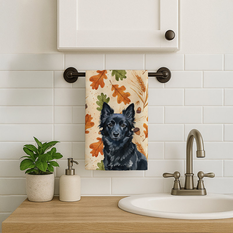 Serviette de cuisine Schipperke Heirloom, Schipperke