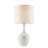 Celine 26'' White Textured Ceramic Table Lamp