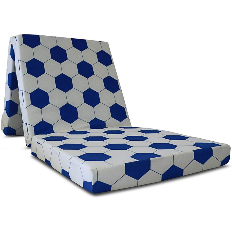 Dull Symple Stuff Foam Mattress, Blue/White