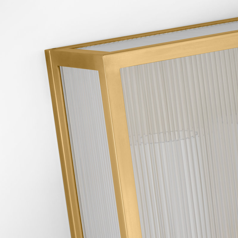 York Outdoor Sconce, Soft Brass, 24.25" H x 10" W x 5" D
