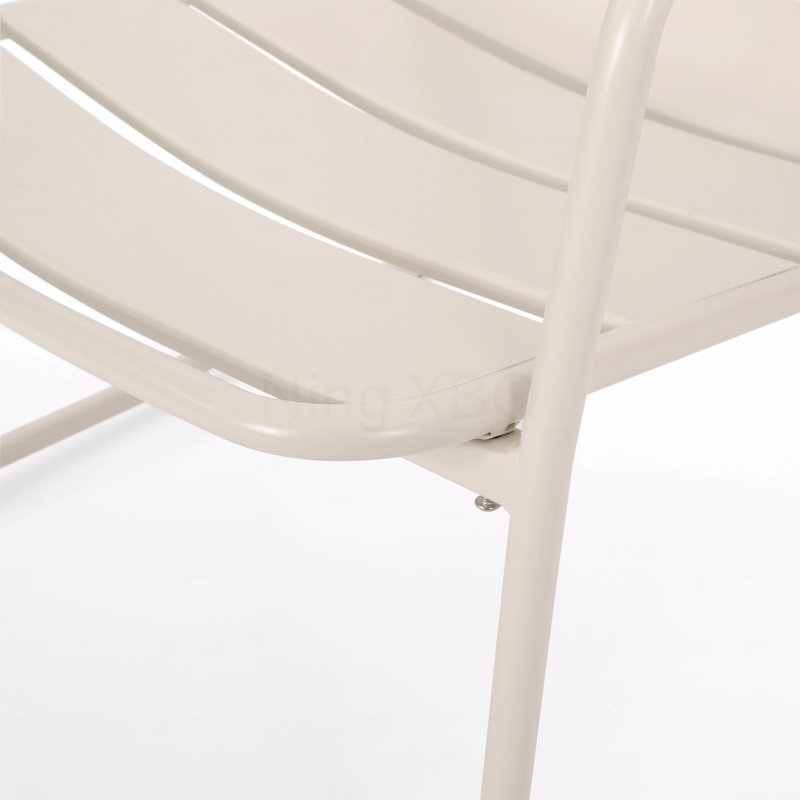 Patio Chair, Matte White