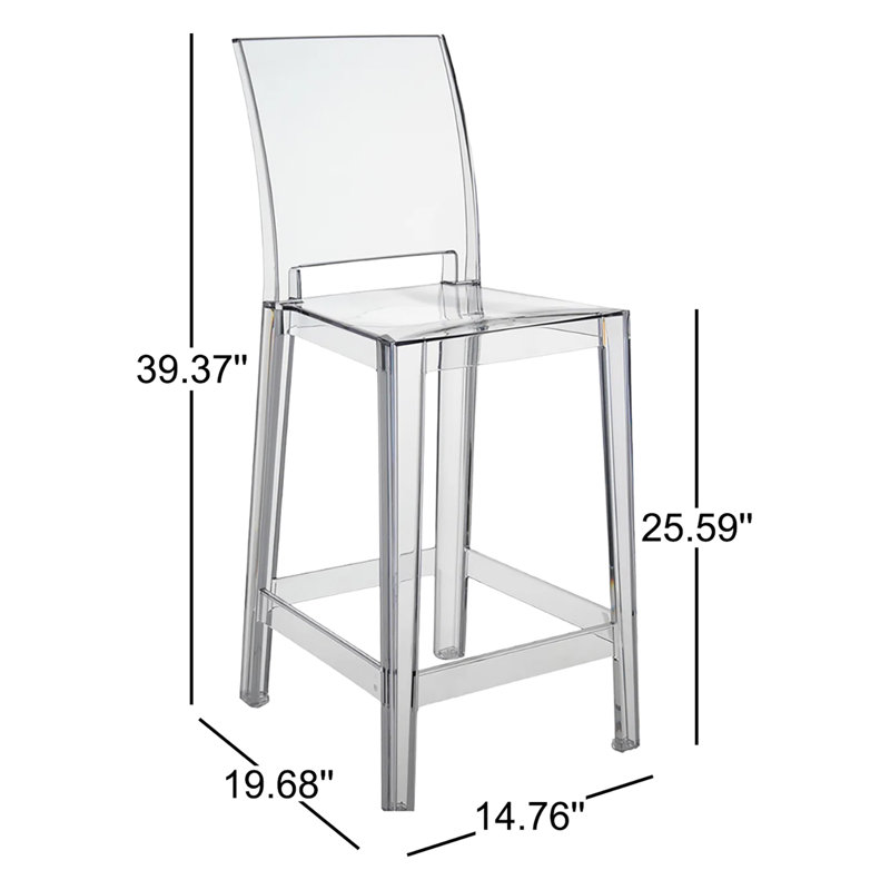 One More Outdoor Bar Stool, Counter, Crystal