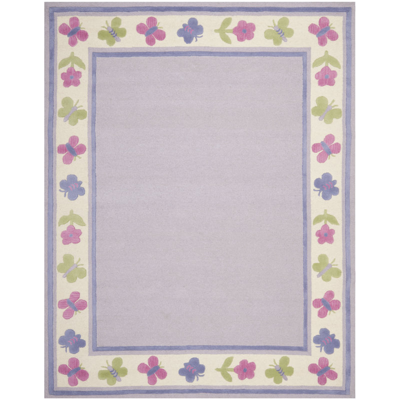 Claro Hand Tufted 80% Wool And 20% Cotton Rug, Rectangle 8' x 10'