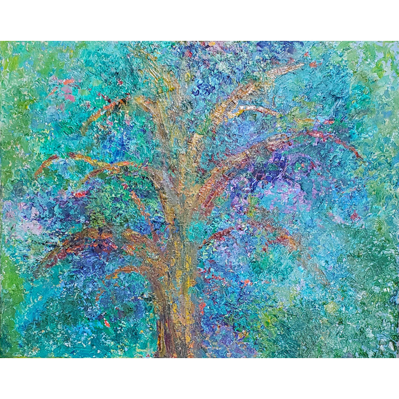 Tree Print by Marsha Heller, 25.25" H x 31.25" W x 0.875" D