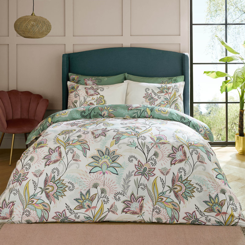 PASSIFLORA, Double Duvet Cover Set + 2 Standard Pillowcases