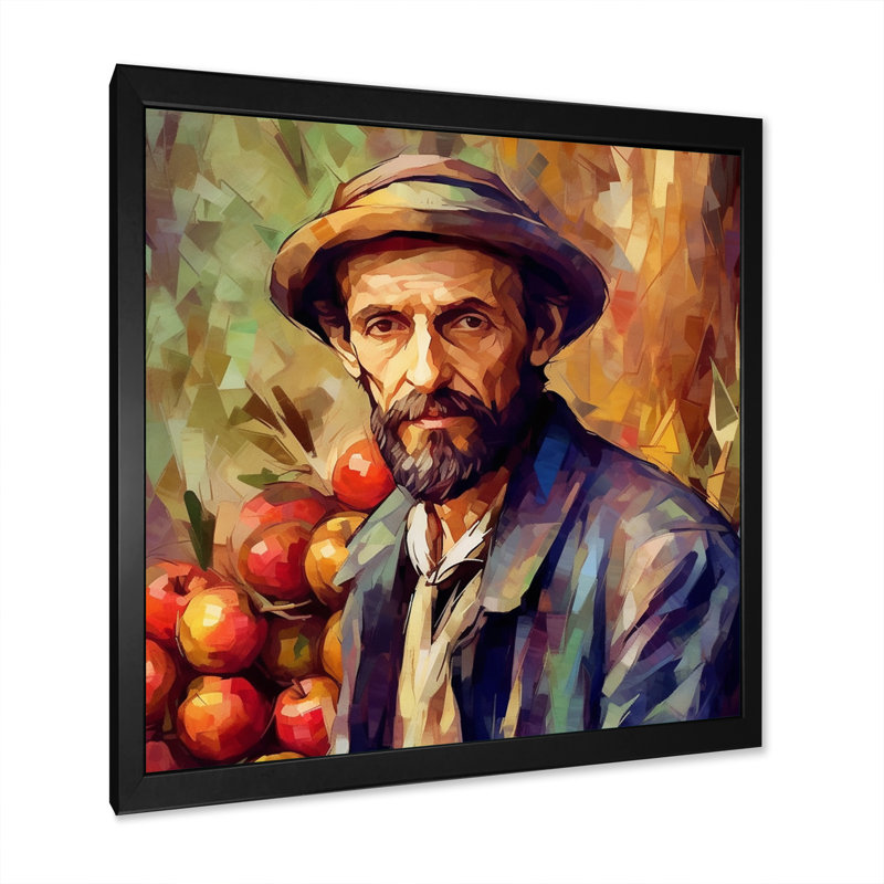 «Dignified Man», reproduction sur toile, H 36 po x l 36 po x P 1,5 po, Cadre simple noir