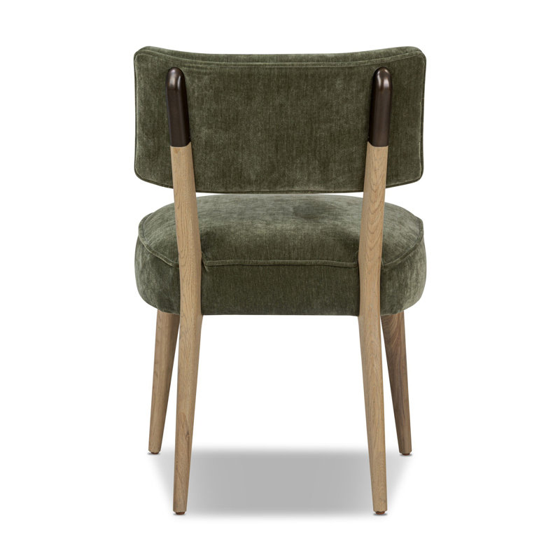 Orville Dining Chair-Cambric Ivory, Amici Moss