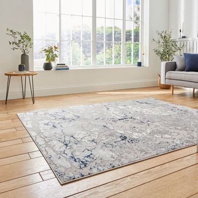 Apollo area rug Machine Woven Rectangle Grey