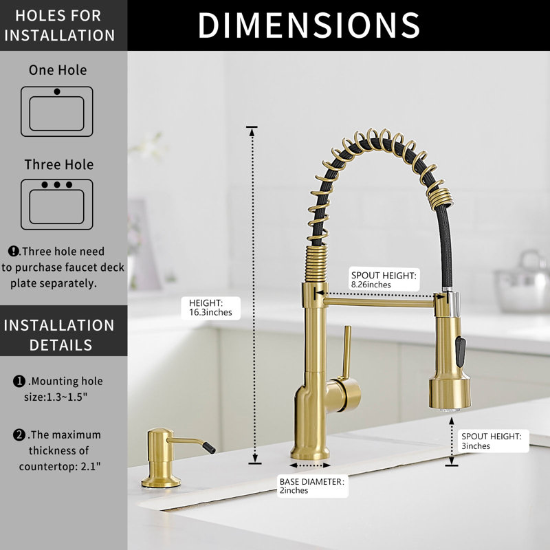 FLG Pull Down Kitchen Faucet