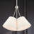Grove 3 - Light Steel Dimmable Cone Chandelier-430014786-430014787