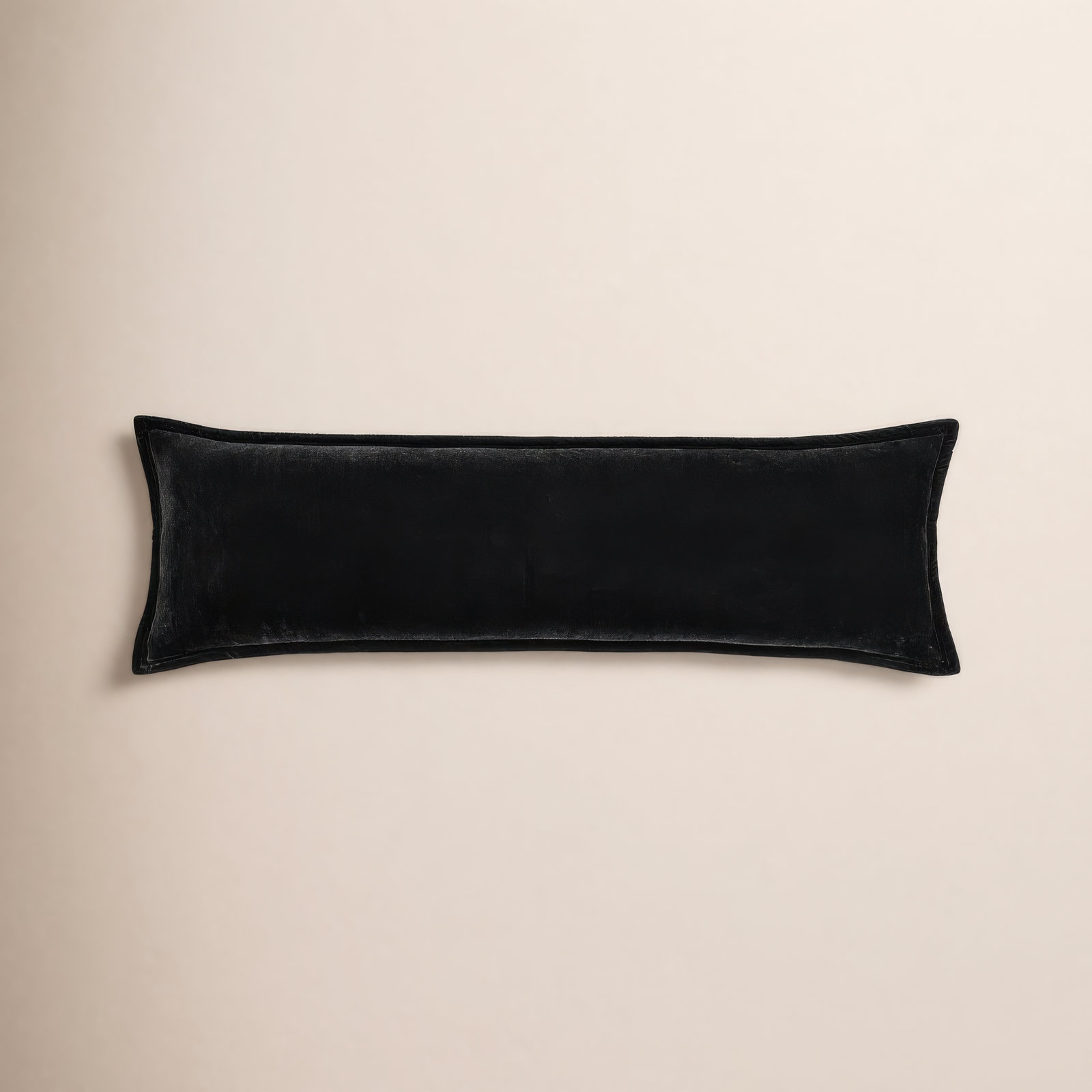 Stella 42" x 14" Throw Pillow, Black