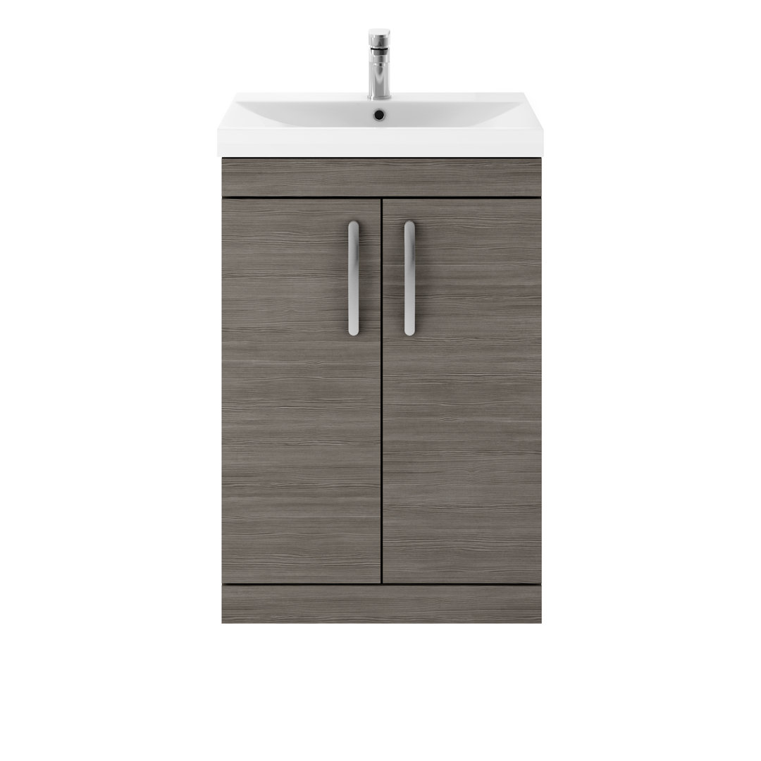 610mm Single Bathroom Vanity with Integrated Ceramic Basin