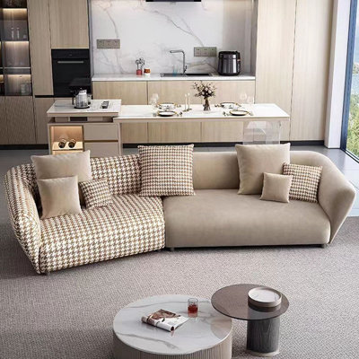 Canapé moderne brun simple