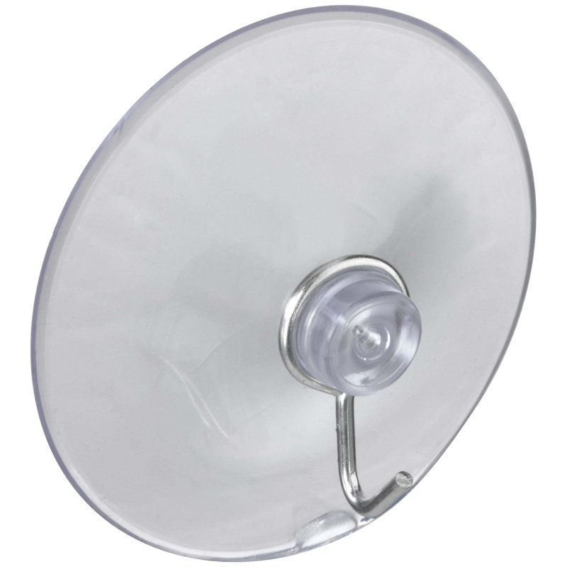 Ventouses National Hardware V2524 en transparent, H 4,9 po x l 4,6 po x P 7,2 po