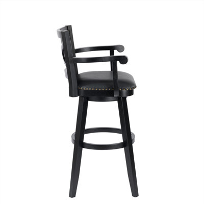 Angelija Extra Tall Swivel Bar Stool