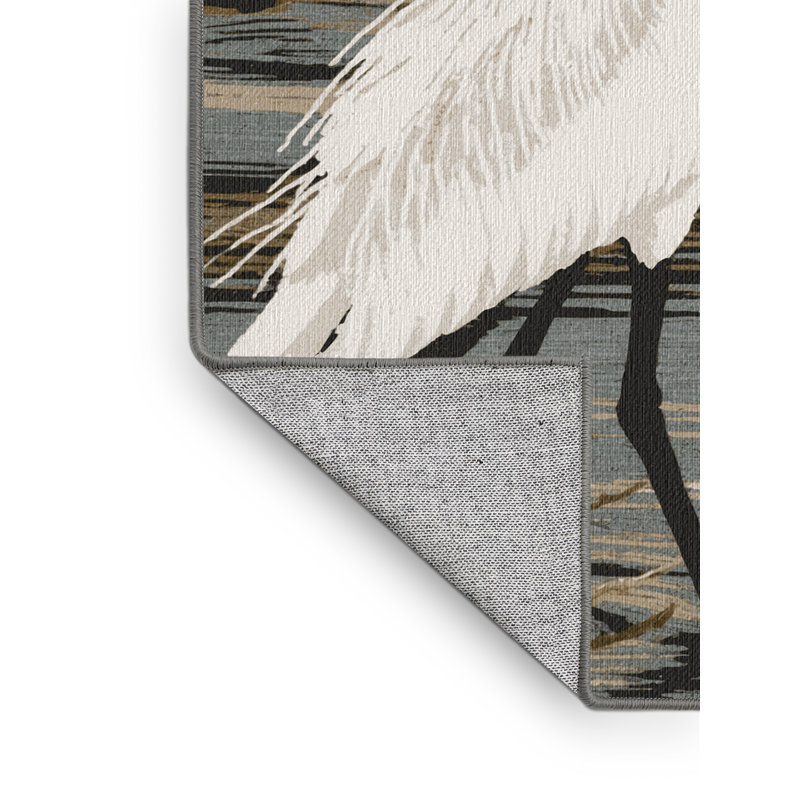  Tapis lavable Great Aigrette, Rectangulaire 8 pi x 10 pi