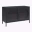 Large armoire d'appoint 2 portes avec verre cannelé-124714260-124714266