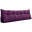 Lit à dossier assis en velours côtelé confortable, tête de lit, coussin de lecture, dossier triangulaire, compression-99222260-99222266
