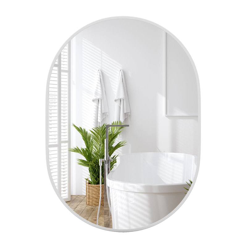 Oval Wall Makeup / Shaving Mirror