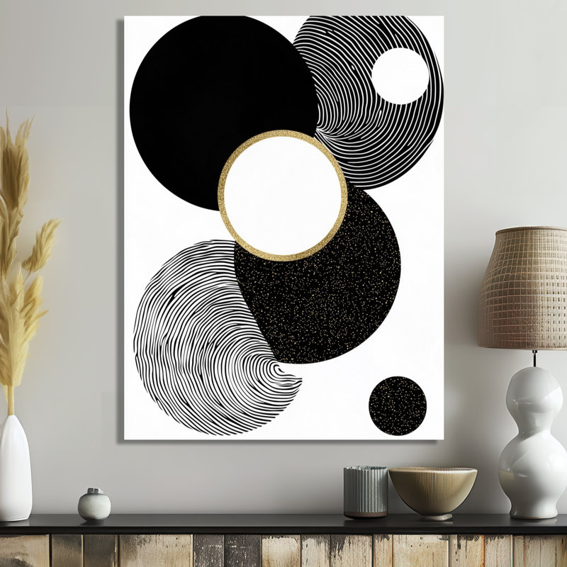 Coalmont - Abstract Wall Art Living Room, Toile tendue, Ne s’applique pas, H 20 po x l 12 po