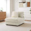 Upholstered Accent Chair with Footstool-675932311