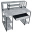 Bureau avec tablettes ouvertes et huche-1668714442