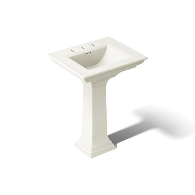 Memoirs Stately Pedestal Bathroom Sink with Faucet Holes