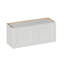 Petite armoire murale en bois massif - l 36 po x P 12 po x H 15 po, blanc peint, armoire de cuisine prête à assembler (modèle W3615), buffet-125535062