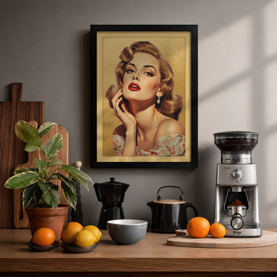 Glamour Vintage - Framed Print