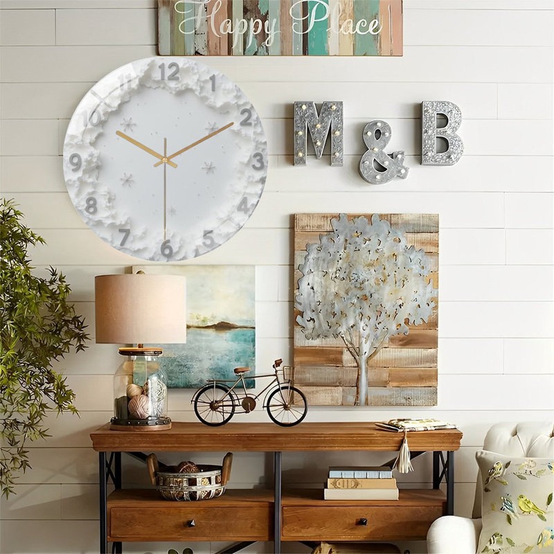 Horloge murale 12 po