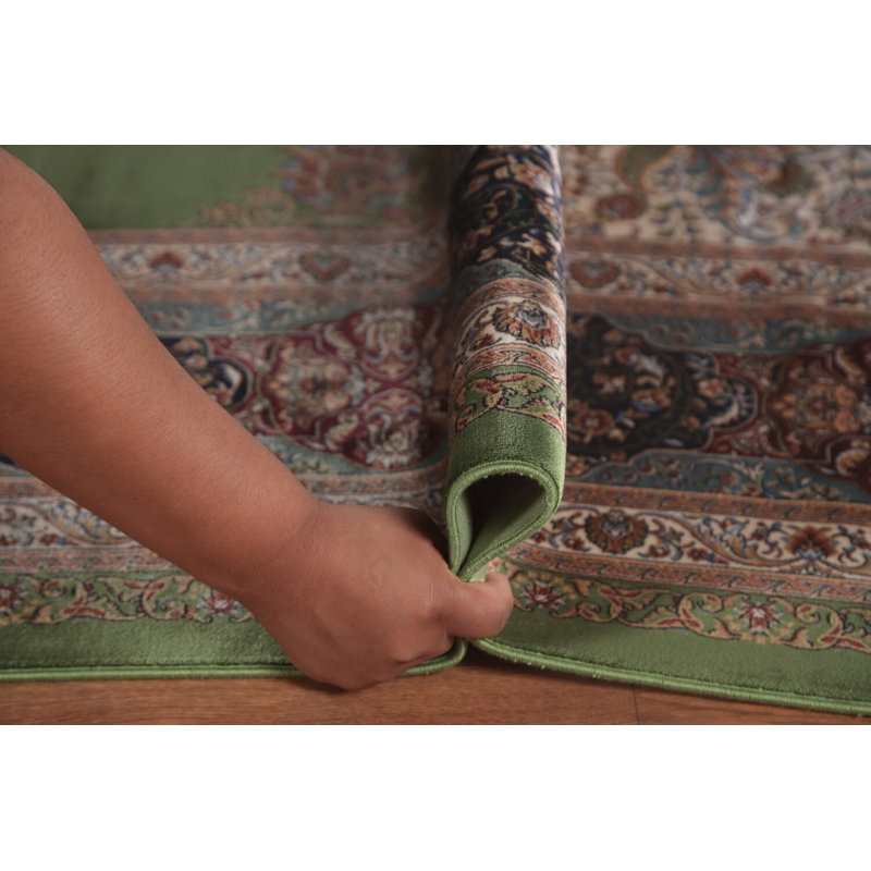 Tapis vert traditionnel 6 x 9