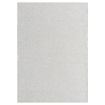 Two Tone Fringed Area Rug