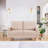 Natifah Fabric 57.1'' Reception Loveseat