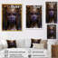 Mauve et or femme africaine élégance II - art mural femme afro-américaine-2051585701-2007267626