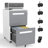 2-Drawer Mobile File Cabinet With Lock, All-Steel Metal Storage Cabinet On 360° Wheels