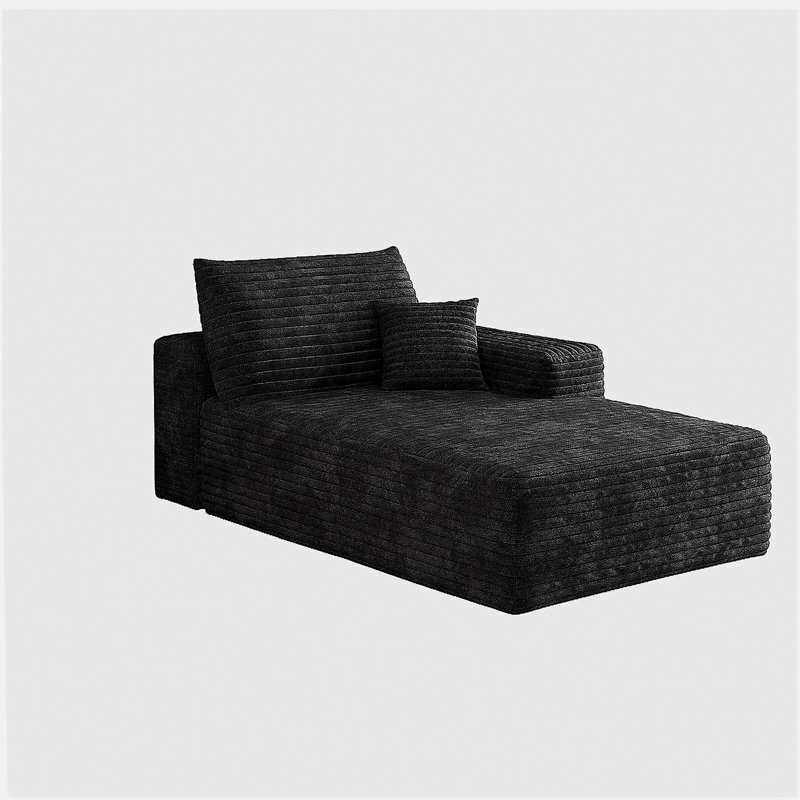 Y119-SOFA-GAUCHE-SOMMEIL-NOIR, Face à la gauche, Noir
