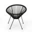 Chaise Anson (ensemble de 2) - Noir-130493917