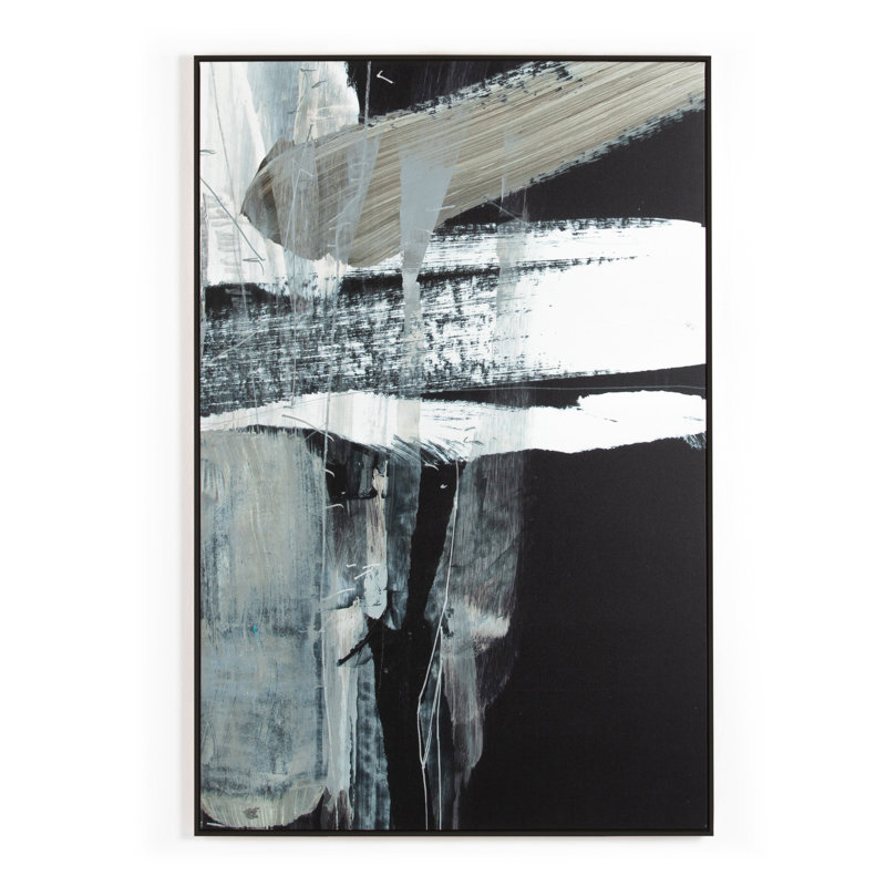 Mansion Painting by Dan Hobday, 48" H x 32" W x 2" D, Black Floater Framed